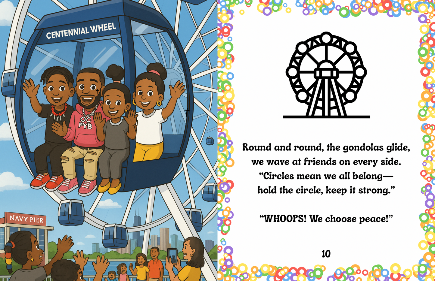 Cam and the Star Fam: Pushin’ Peace With These Whoops (ft. FYB JMANE) – A Chicago Rhyming Read-Aloud